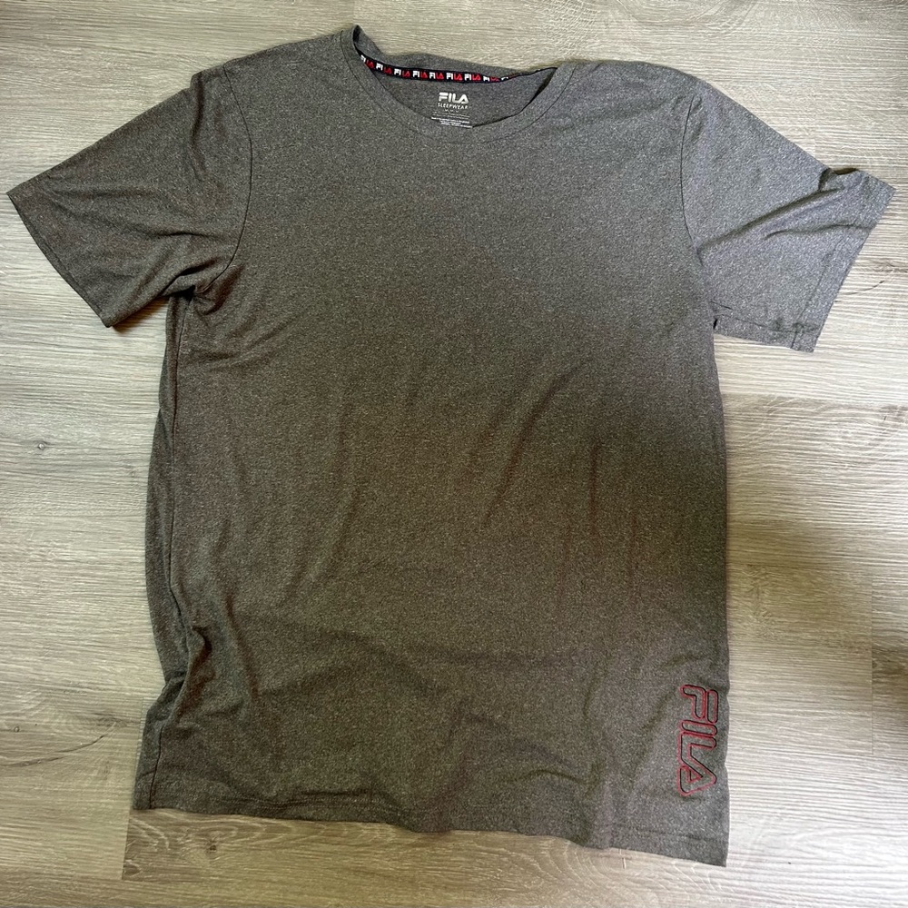 FILA Sleep T-Shirt Super Soft Crew Neck